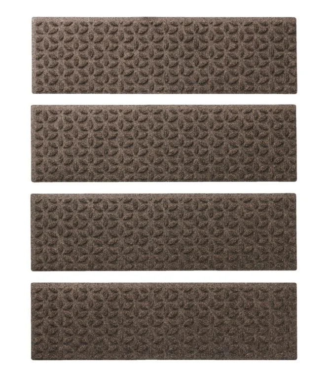 Heavyweight Waterhog Mat, Stair Treads, Set of Four, Blooming Circles - Image 7