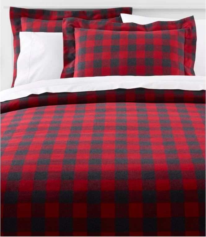 Heritage Chamois Flannel Comforter Cover Collection, Plaid - Image 11