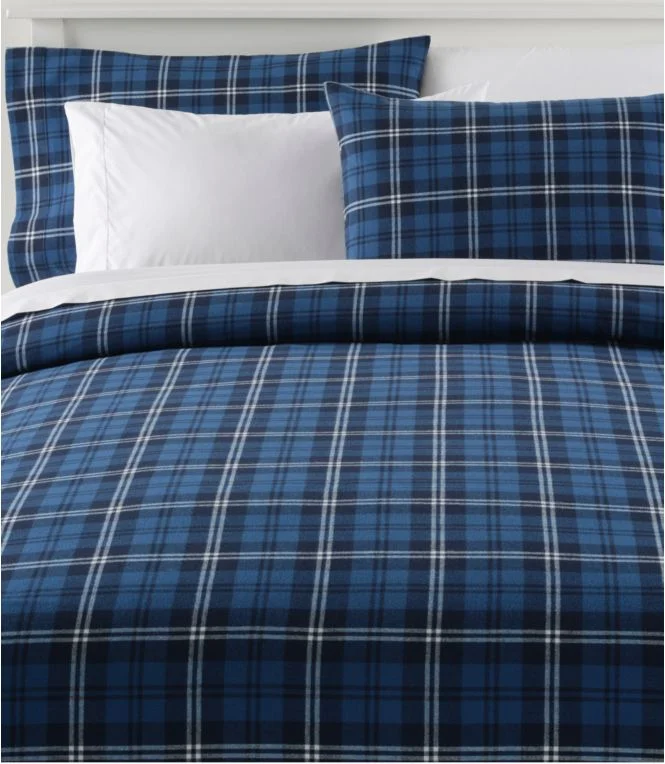 Heritage Chamois Flannel Comforter Cover Collection, Plaid - Image 12