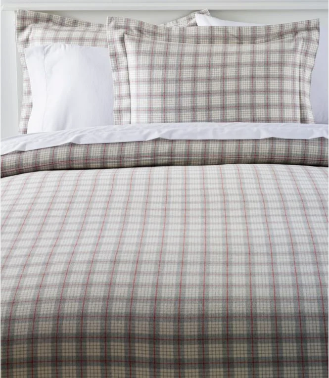 Heritage Chamois Flannel Comforter Cover Collection, Plaid - Image 8