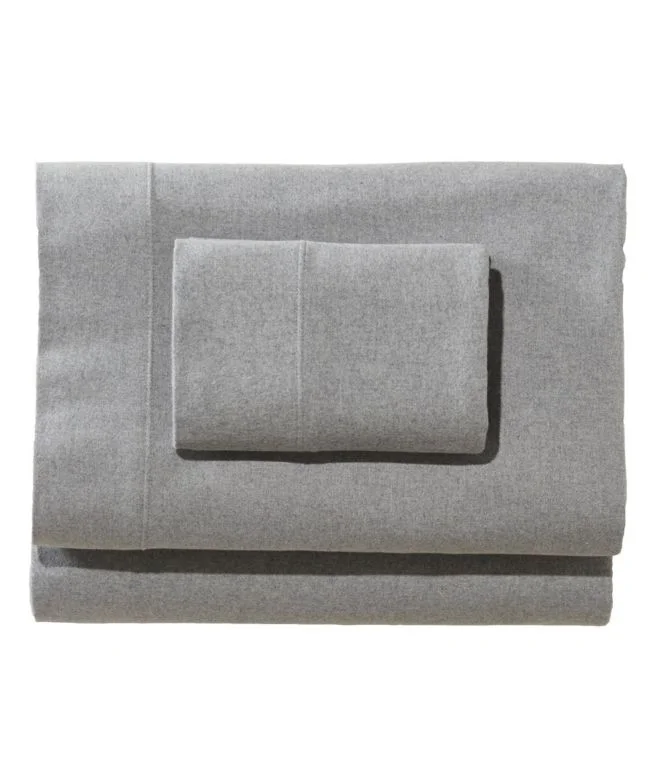 Heritage Chamois Flannel Sheet Collection, Heather