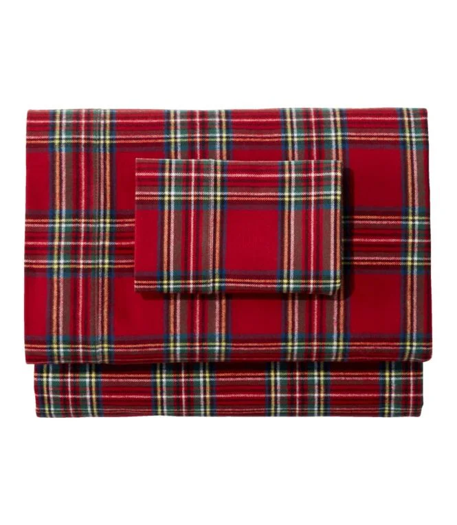Heritage Chamois Flannel Sheet Collection, Plaid - Image 10