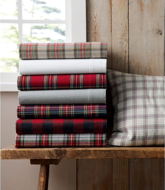 Heritage Chamois Flannel Sheet Collection, Plaid - Image 7