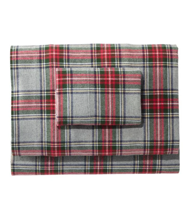 Heritage Chamois Flannel Sheet Collection, Plaid - Image 9