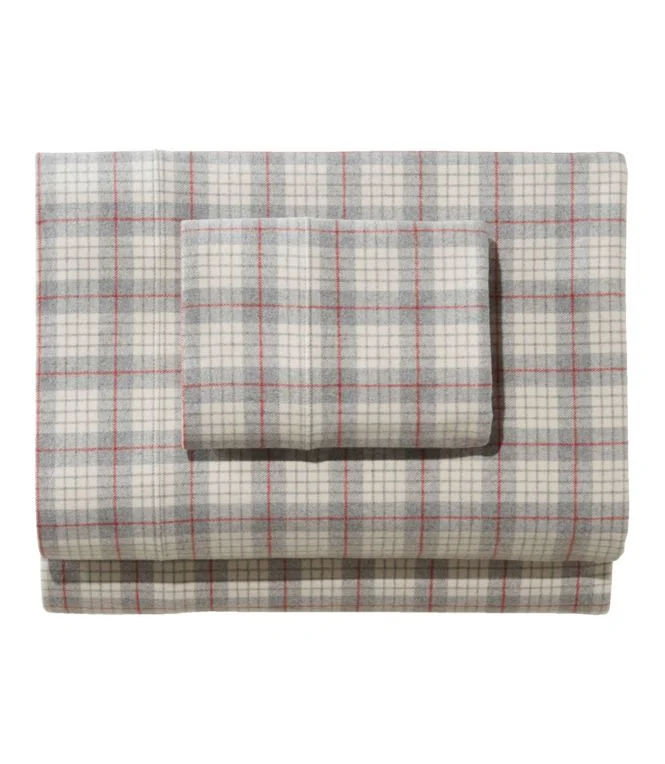 Heritage Chamois Flannel Sheet Collection, Plaid - Image 4