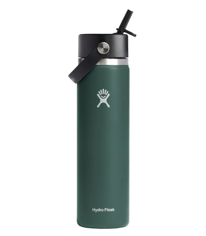 Hydro Flask Wide Mouth Water Bottle with Flex Straw Cap, 24 oz. - Image 4