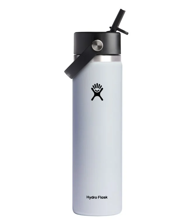 Hydro Flask Wide Mouth Water Bottle with Flex Straw Cap, 24 oz. - Image 6
