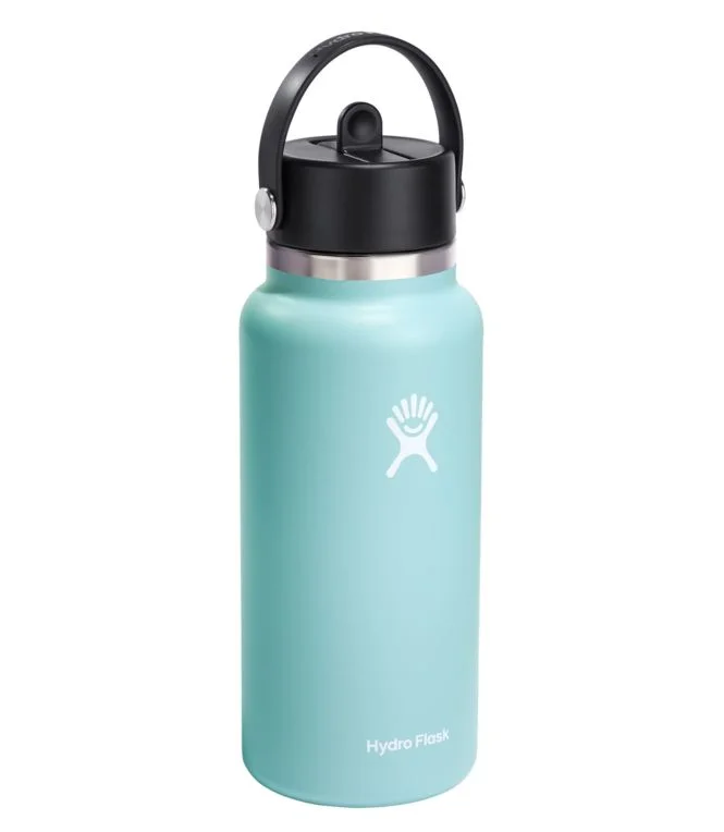 Hydro Flask Wide Mouth Water Bottle with Flex Straw Cap, 32 oz. - Image 3