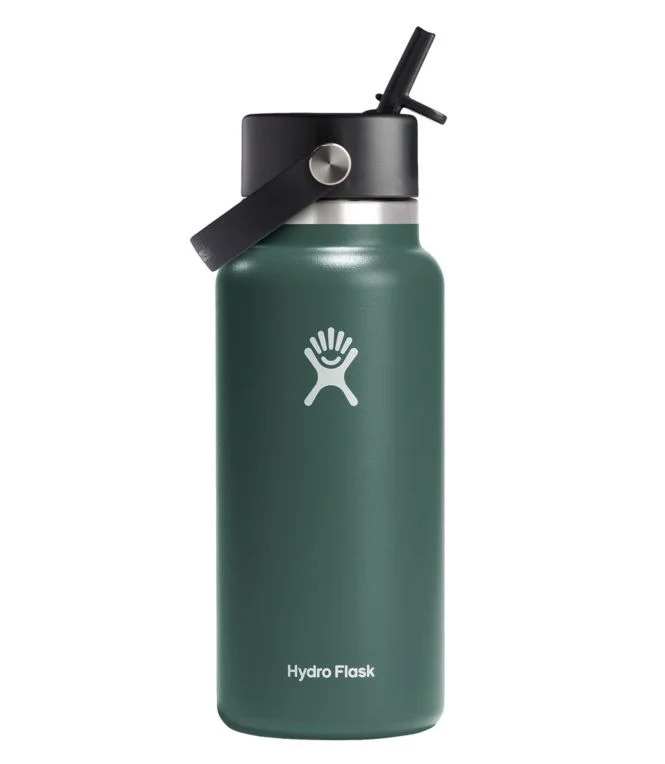 Hydro Flask Wide Mouth Water Bottle with Flex Straw Cap, 32 oz. - Image 5