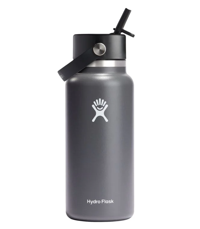 Hydro Flask Wide Mouth Water Bottle with Flex Straw Cap, 32 oz. - Image 6
