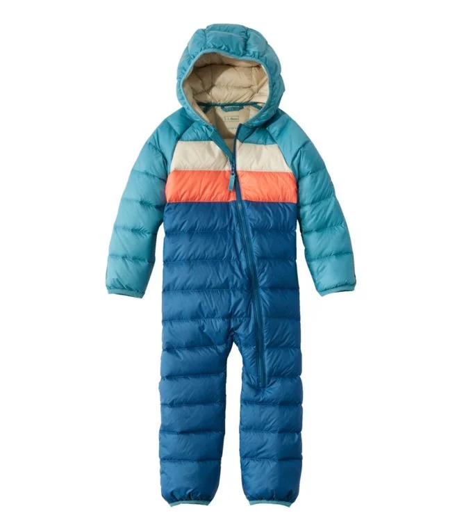 Alternative view of Infants'' Ultralight 650 Down Bunting, Colorblock