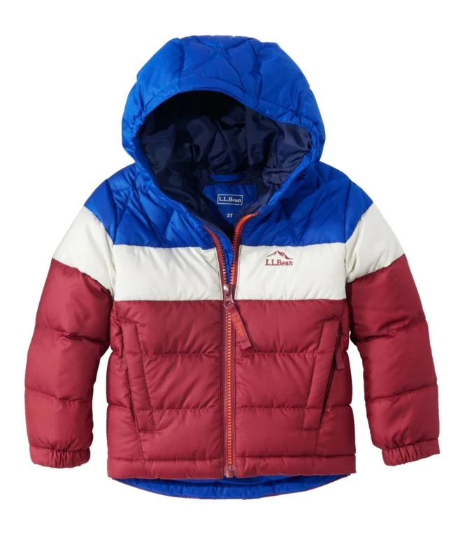 Infants'' and Toddlers'' Bean''s Down Jacket, Colorblock - Image 9