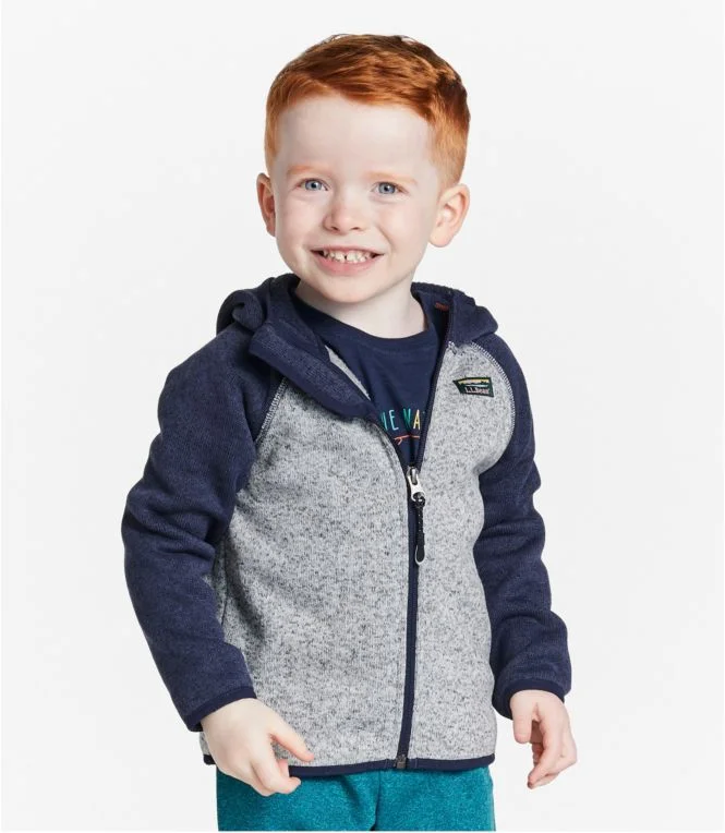 Alternative view of Infants'' and Toddlers'' L.L.Bean Sweater Fleece, Hooded Colorblock