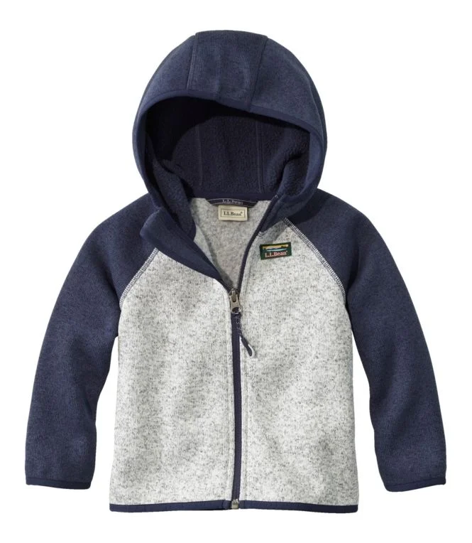 Alternative view of Infants'' and Toddlers'' L.L.Bean Sweater Fleece, Hooded Colorblock