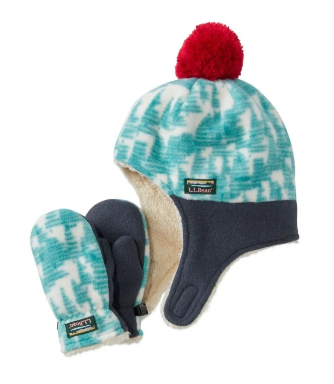 Infants'' and Toddlers'' Mountain Classic Fleece Hat and Mitten Set, Print