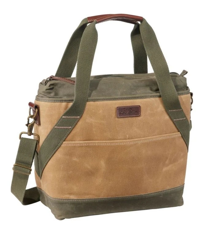 Alternative view of Insulated Waxed-Canvas Tote, Medium
