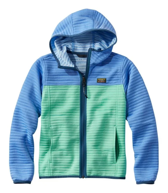 Kids'' Airlight Full-Zip Hoodie, Colorblock - Image 12