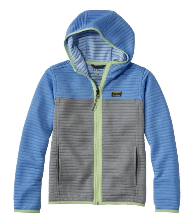 Kids'' Airlight Full-Zip Hoodie, Colorblock - Image 14