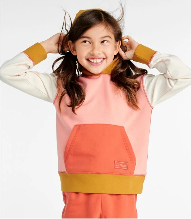 Kids'' Athleisure Hoodie, Colorblock - Image 4