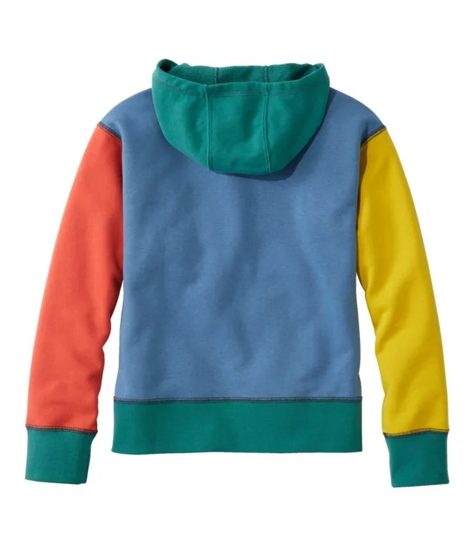 Kids'' Athleisure Hoodie, Colorblock - Image 6