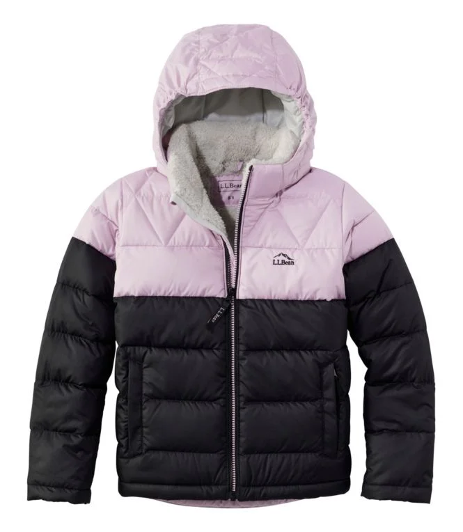 Kids'' Bean''s Down Jacket, Colorblock - Image 10