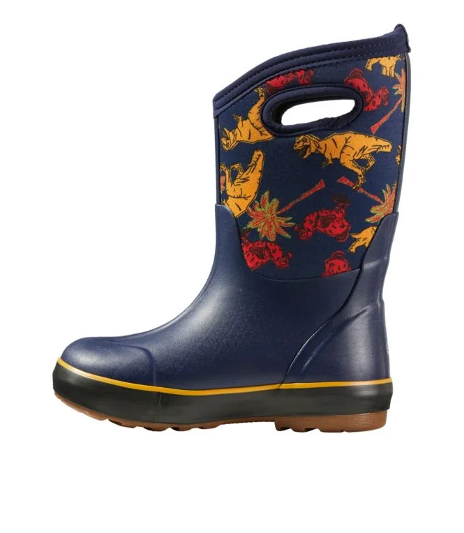 Kids'' Bogs Classic Boots, Neon Dino - Image 3
