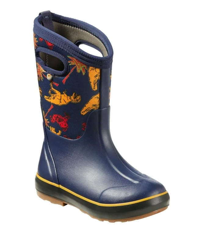Kids'' Bogs Classic Boots, Neon Dino - Image 7