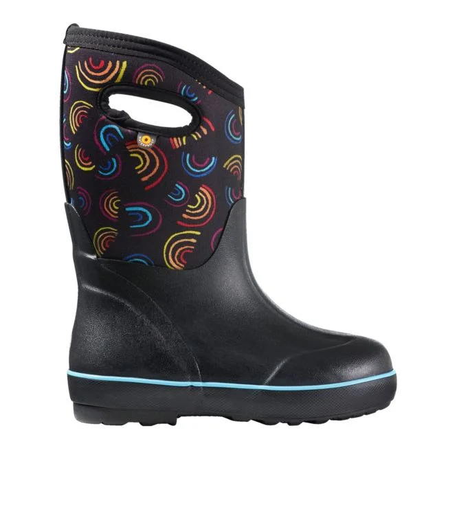 Kids'' Bogs Classic Boots, Wild Rainbows