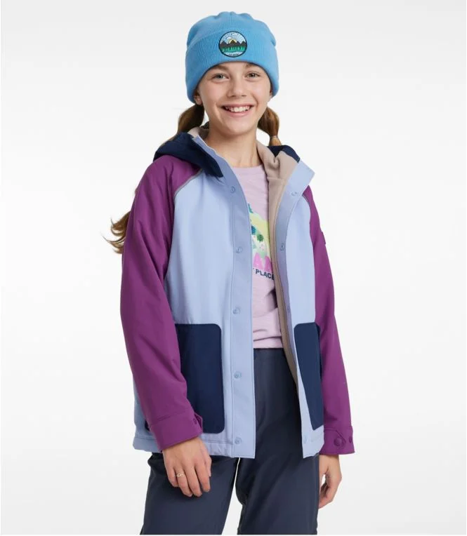 Kids'' Boundless Softshell Jacket, Colorblock - Image 3