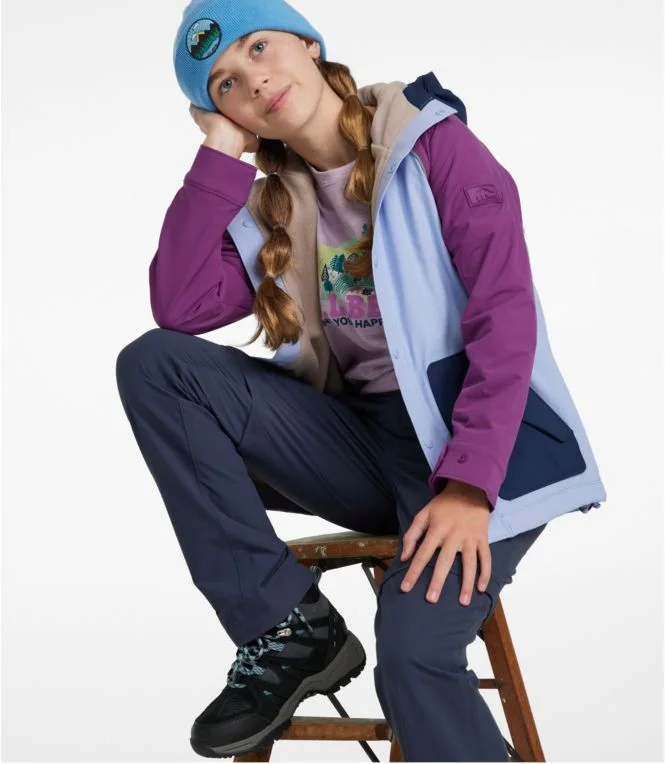 Kids'' Boundless Softshell Jacket, Colorblock - Image 9