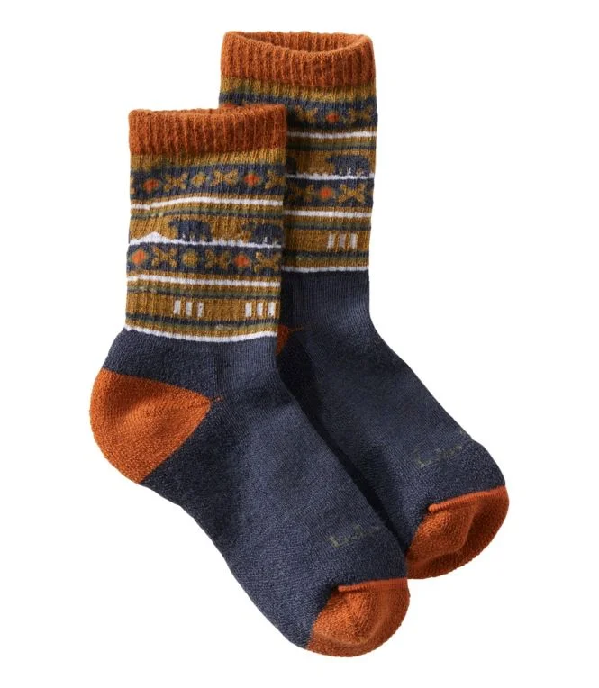 Alternative view of Kids'' Katahdin Hiker Socks, Print