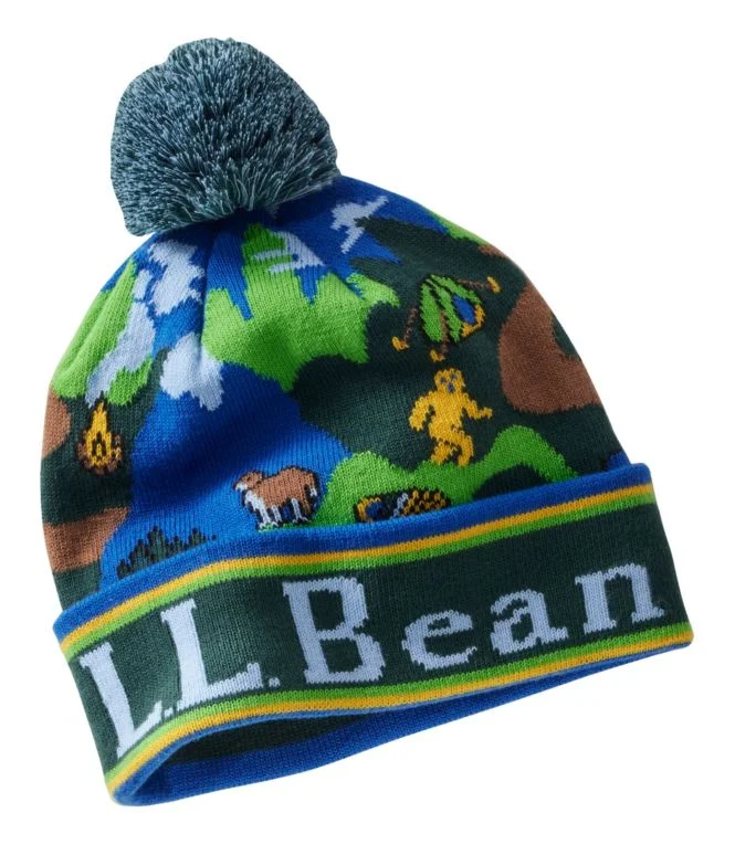 Kids'' L.L.Bean Pom Hat, Landscape