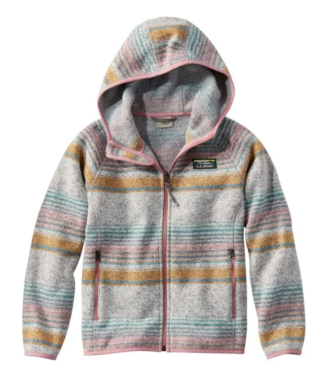 Alternative view of Kids'' L.L.Bean Sweater Fleece, Hooded Print