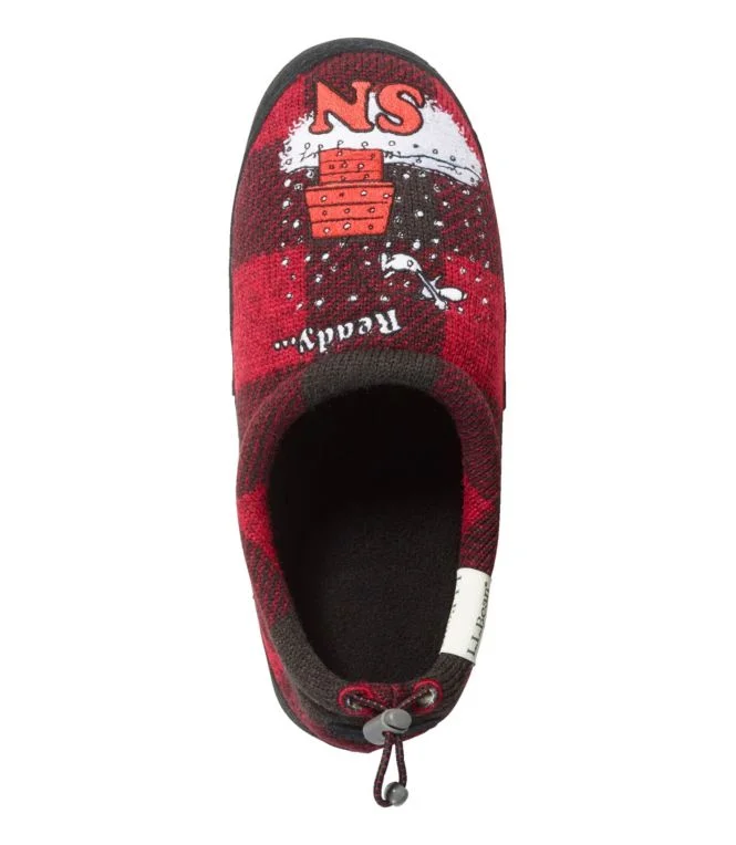 Kids'' L.L.Bean X Peanuts Sweater Fleece Slippers - Image 5
