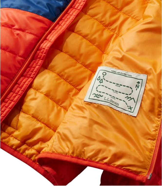 Kids'' PrimaLoft Packaway Hooded Jacket, Colorblock - Image 9