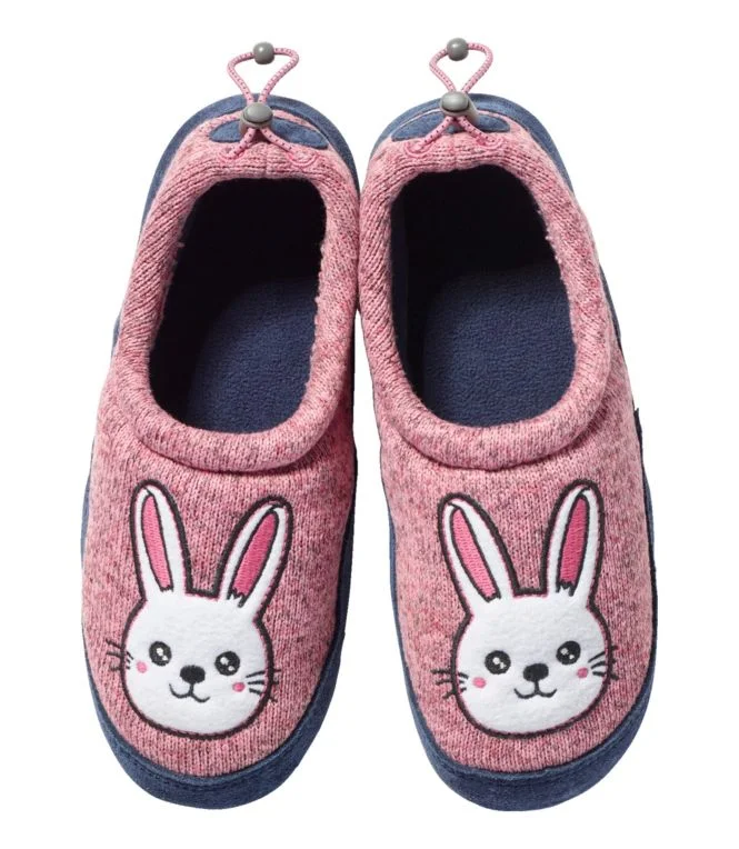 Kids'' Sweater Fleece Slippers, Motif - Image 10
