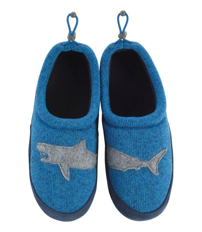 Kids'' Sweater Fleece Slippers, Motif - Image 11