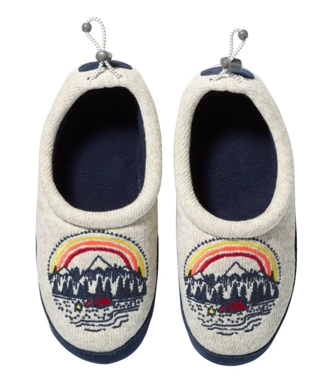 Kids'' Sweater Fleece Slippers, Motif - Image 15