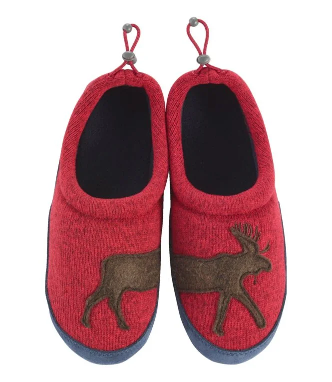 Kids'' Sweater Fleece Slippers, Motif - Image 9