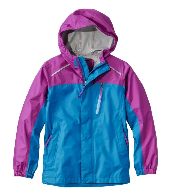 Kids'' Trail Model Rain Jacket, Colorblock - Image 10