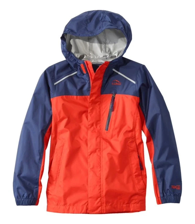 Kids'' Trail Model Rain Jacket, Colorblock - Image 12