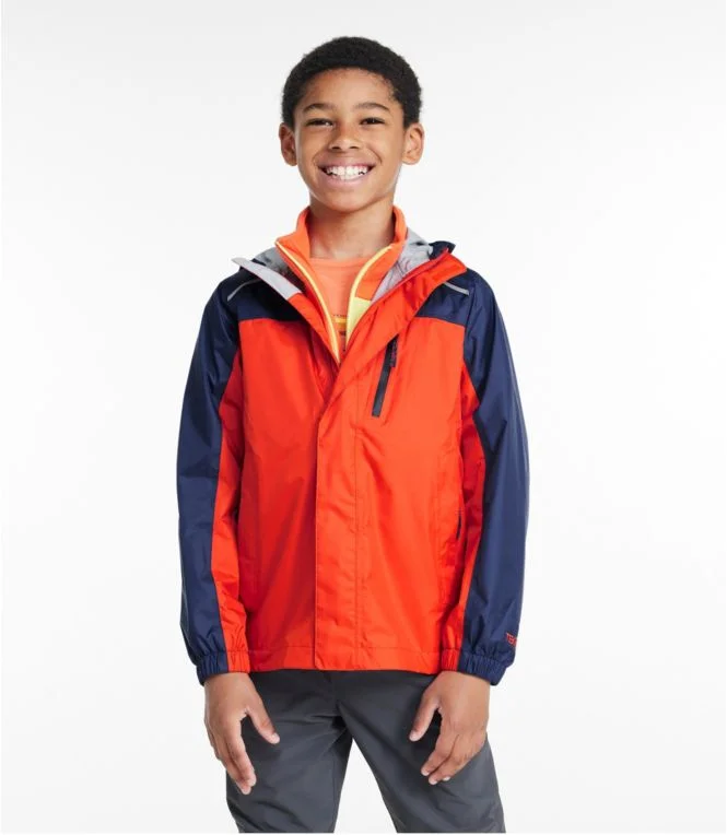 Kids'' Trail Model Rain Jacket, Colorblock - Image 3