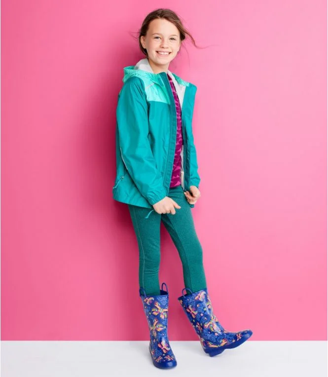 Kids'' Trail Model Rain Jacket, Colorblock - Image 8