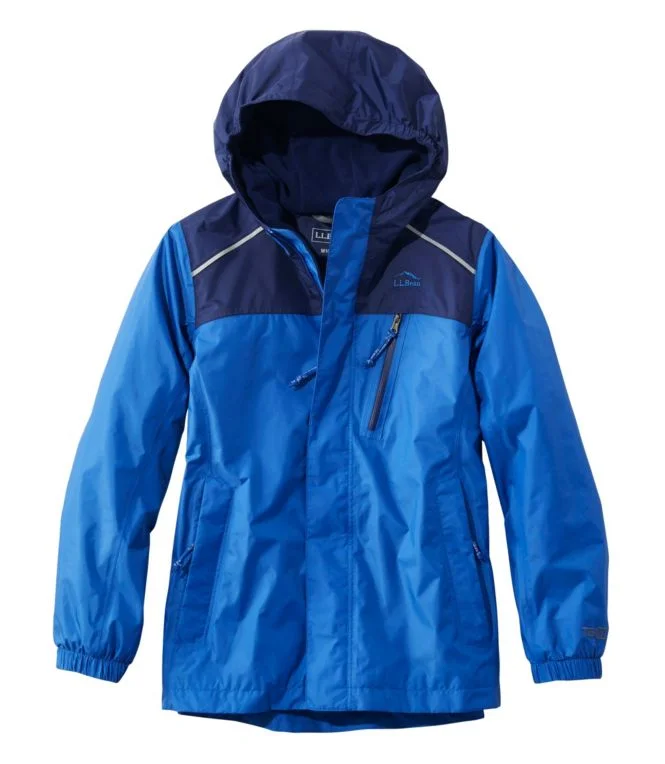 Kids'' Trail Model Rain Jacket, Lined, Colorblock - Image 10