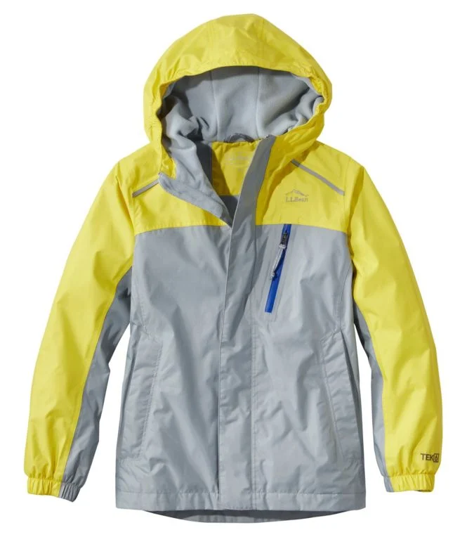 Kids'' Trail Model Rain Jacket, Lined, Colorblock - Image 11
