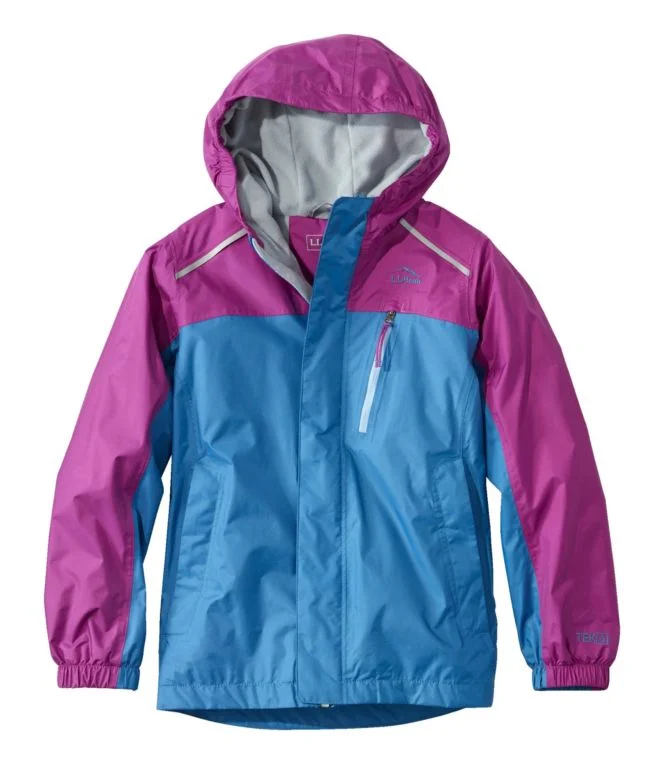 Kids'' Trail Model Rain Jacket, Lined, Colorblock - Image 12