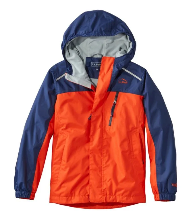 Kids'' Trail Model Rain Jacket, Lined, Colorblock - Image 13