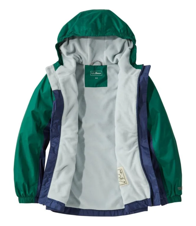 Kids'' Trail Model Rain Jacket, Lined, Colorblock - Image 6