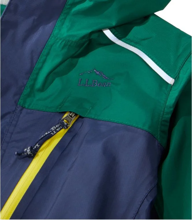 Kids'' Trail Model Rain Jacket, Lined, Colorblock - Image 8