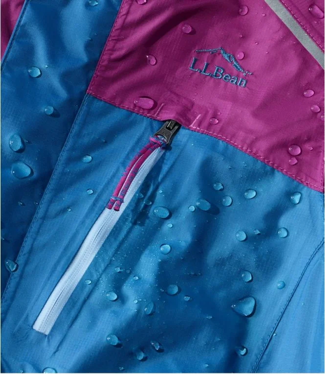 Kids'' Trail Model Rain Jacket, Lined, Colorblock - Image 9